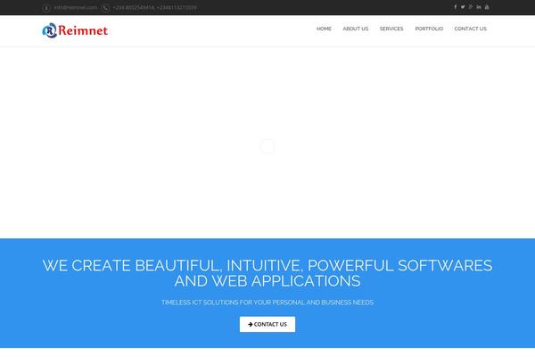 Elos theme site design template sample
