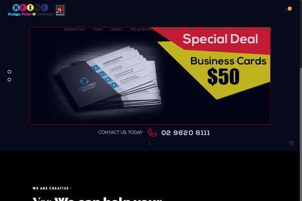 WordPress website example screenshot