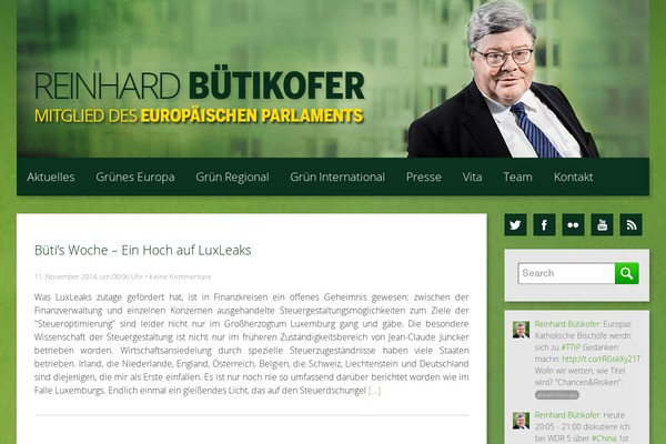 reinhardbuetikofer.eu site used Urwahl3000