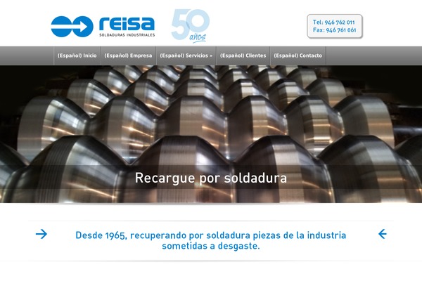 reisasoldadura.com site used Reisa