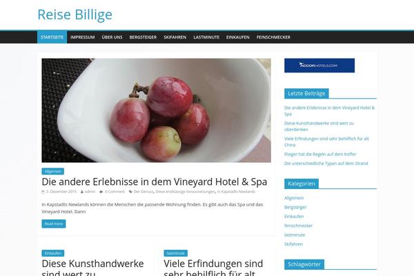 ColorMag theme site design template sample