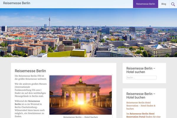 Radiate theme site design template sample
