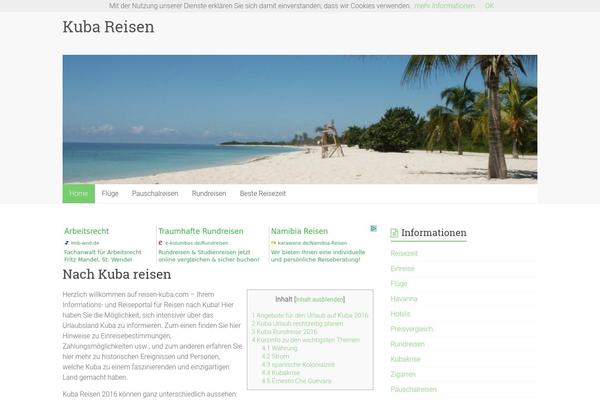 WordPress website example screenshot