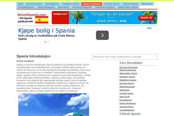 reisetilspania.com site used Myapril-reloaded