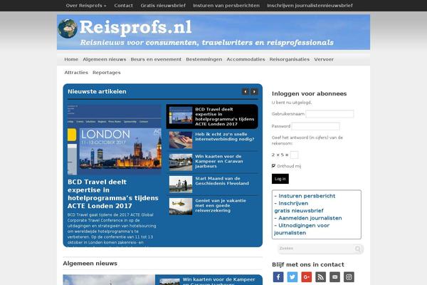 reisprofs.nl site used Childthemeviral