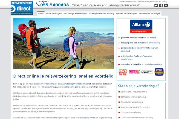 reisverzekering-direct.nl site used Reisverzekering-direct