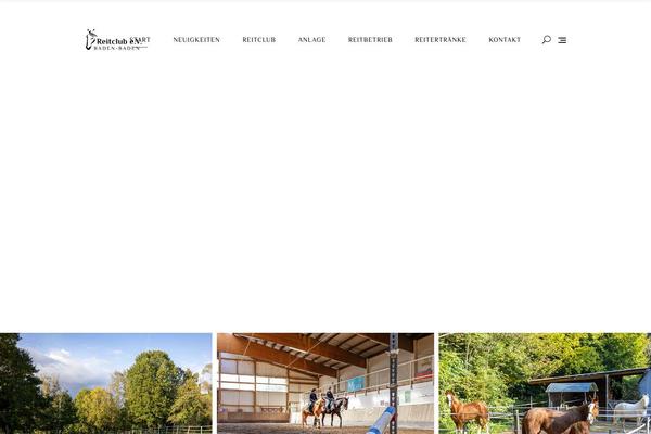 Equine-child theme site design template sample