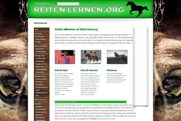 reiten-lernen.org site used Reitenlernen