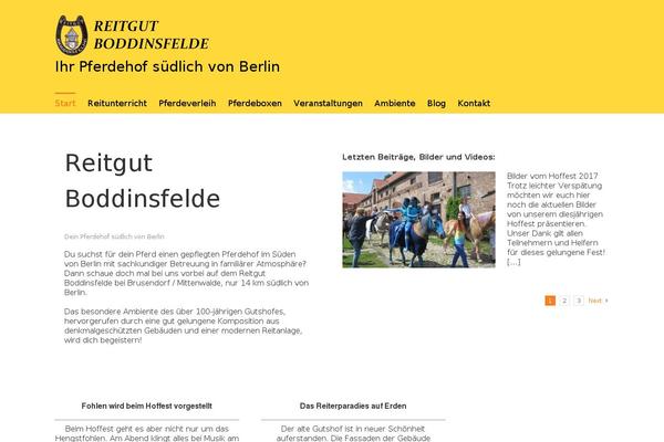 WordPress website example screenshot