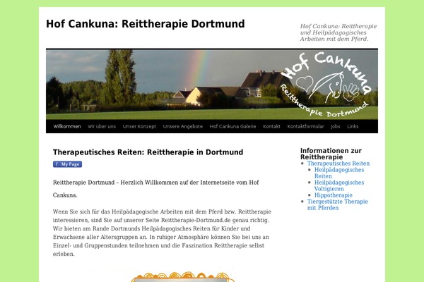 WordPress website example screenshot