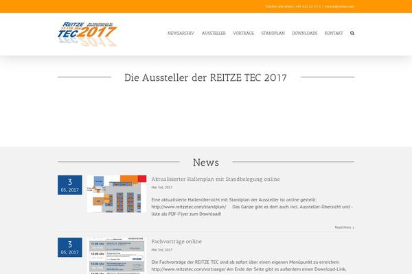 WordPress website example screenshot