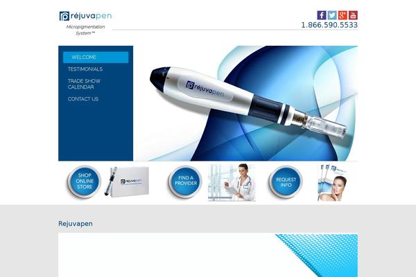 Custom theme site design template sample