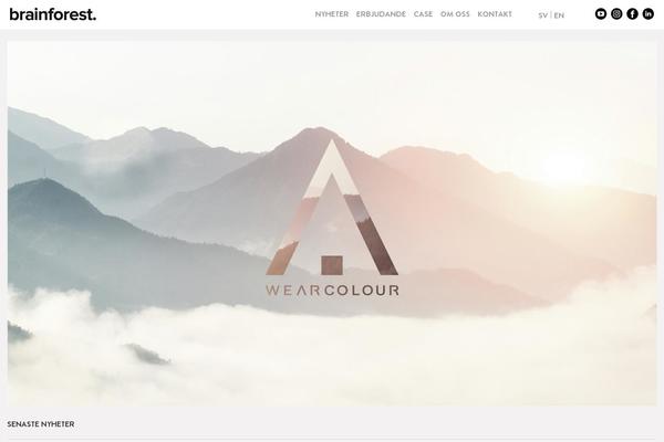 brainforest theme websites examples