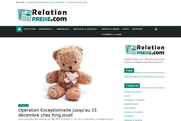 relation-presse.com site used Child-colormag