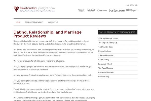 relationshipspotlight.com site used Genesis