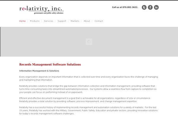 WordPress website example screenshot