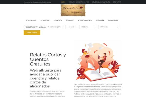 relatos-cortos.es site used Startup-company-child