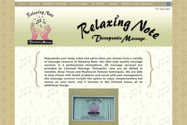 relaxingnote.com site used Relaxingnote