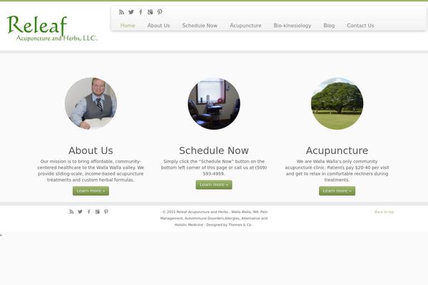 Customizr theme site design template sample