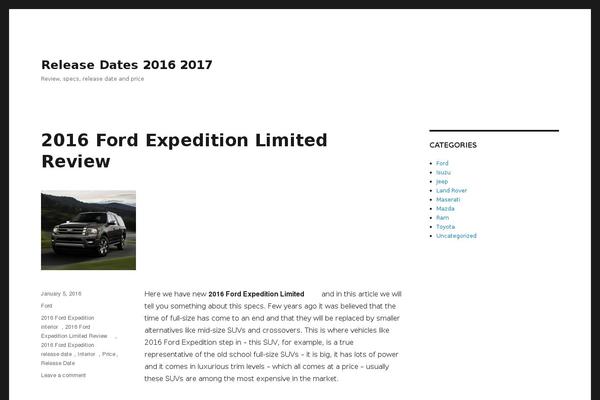 WordPress website example screenshot