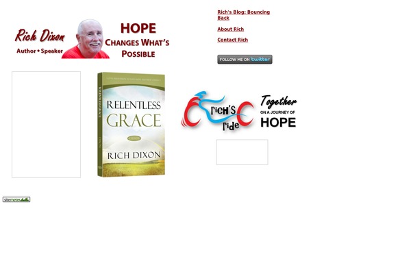 relentlessgrace.com site used Thesis 1.8.5