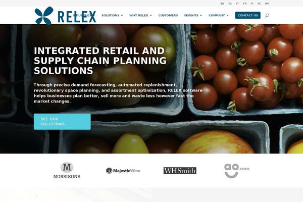 relexsolutions.com site used Relex-theme