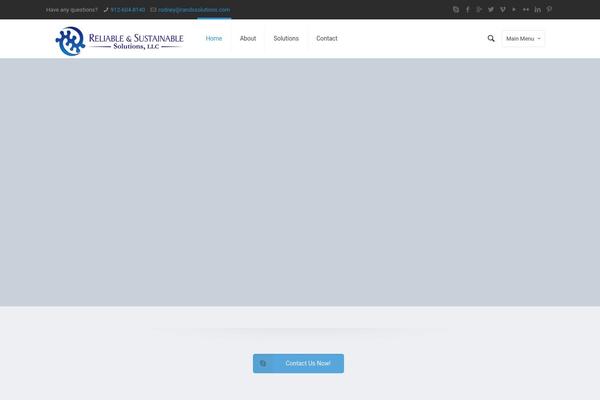 BeTheme Child theme site design template sample