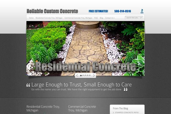reliableconcretepros.com site used 3vs-michigancustomcmswebsites