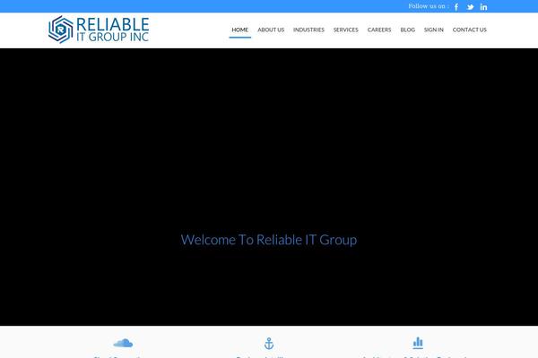 Megalith theme site design template sample