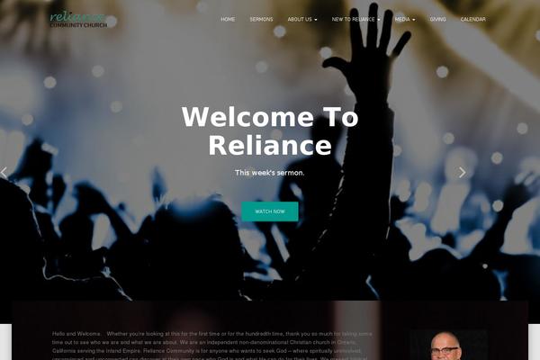 Site using Trx_addons plugin