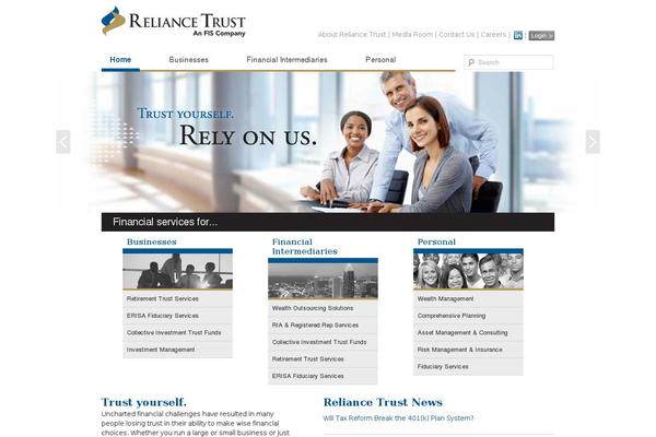 reliance-trust.com site used Reliancetrust