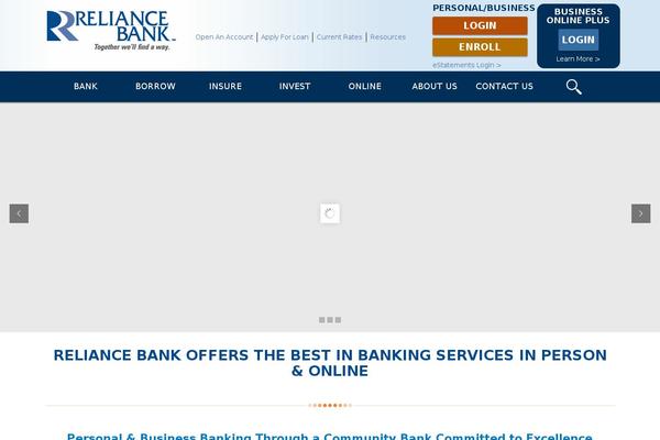 reliancebank.com site used Reliancebank