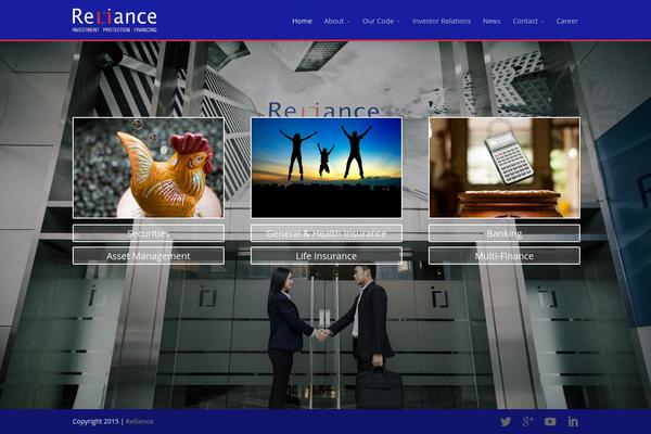 WordPress website example screenshot