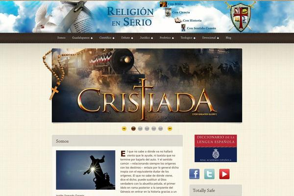 religionenserio.com site used Rayoflight-theme