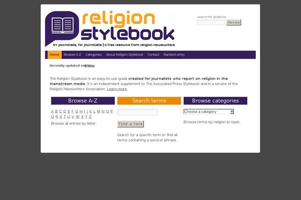 religionstylebook.com site used Twentyten_stylebook