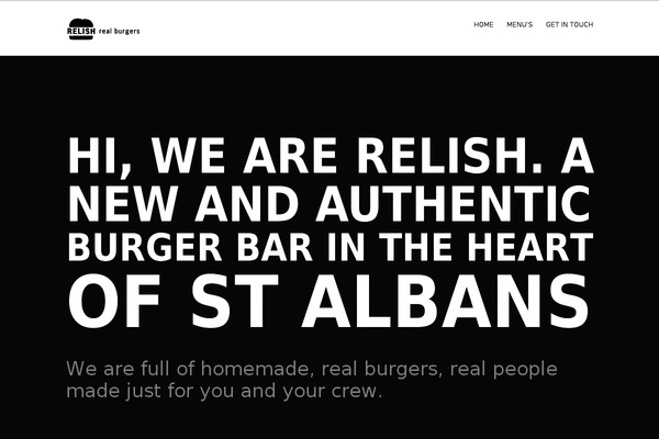 relishrealburgers.co.uk site used Burgers
