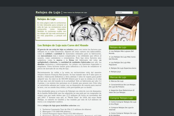 relojeslujo.es site used Green-grapes