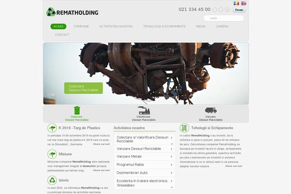 rematholding.ro site used Rematholding