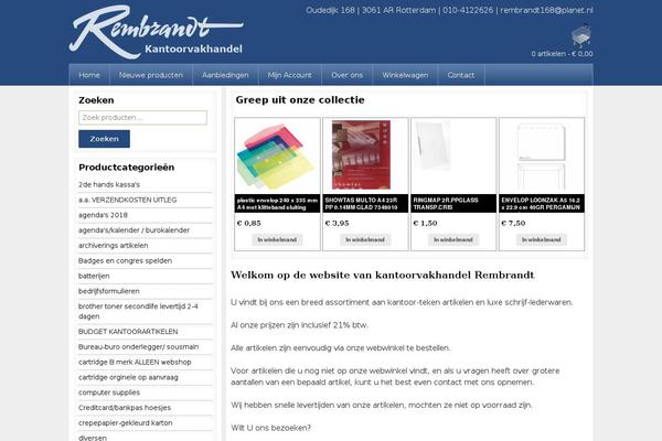 Rembrandt theme site design template sample