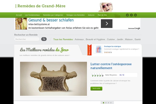 remedes-de-grand-mere.com site used Wpserveur