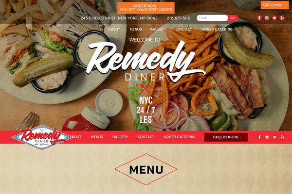 Remedy theme site design template sample