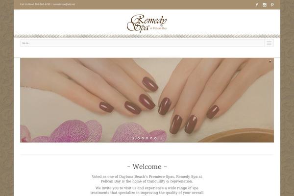 Avada theme site design template sample