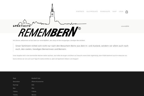 remembern.com site used Trendify