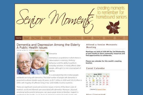 rememberseniormoments.com site used Headway-166