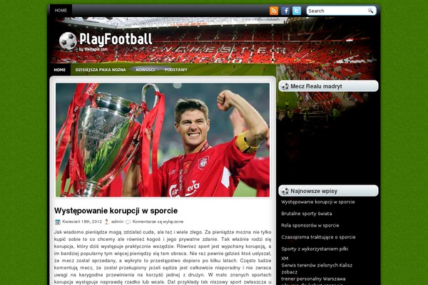 remescup.pl site used Playfootball