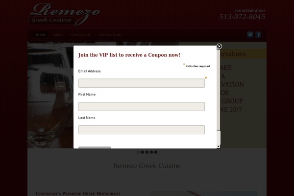 Rezo theme site design template sample