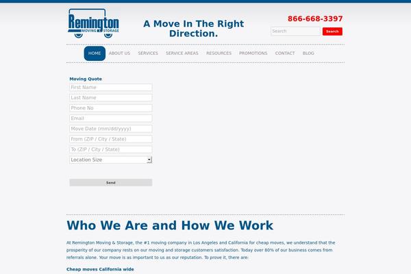 Headway theme site design template sample