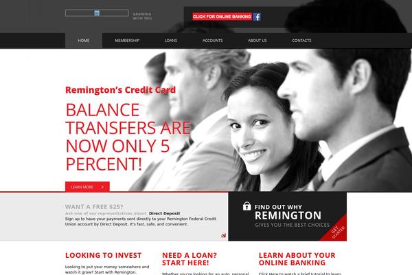 remingtonfcu.com site used Theme1924