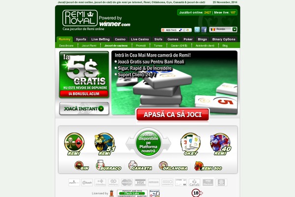 remiroyal.ro site used Dttheme