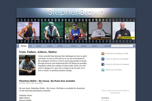 remissionman.com site used Stephenbrown